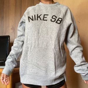 Nike gray sweater